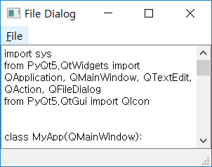 04) QFileDialog - PyQt5 Tutorial - 파이썬으로 만드는 나만의 GUI 프로그램